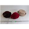 Image 1 : (3) Vintage Hats