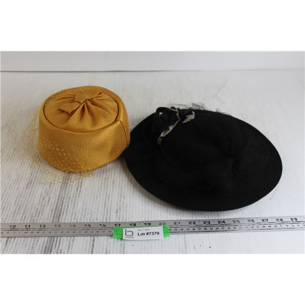 (2) Vintage Hats