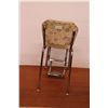 Image 5 : *Vintage Kitchen Chair with Folding Stool - 38" Tall