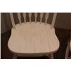 Image 3 : *(2) White Painted Wooden Chairs