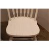Image 5 : *(2) White Painted Wooden Chairs