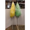 Image 1 : *(2) Yellow and Green Decorative Patio Umbrellas