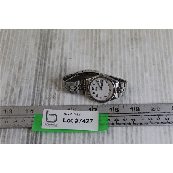 Seiko Quartz Watch - Day/Date, Runs