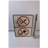 Image 3 : Flower Basket With Frog Figurine / No Smoking No Idle Sign