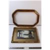 Image 1 : Framed 15x19" Painting & Vintage Frame