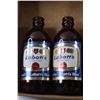 Image 2 : (5) Glass Bottles Labatts, Calgary Stock, Bohemian