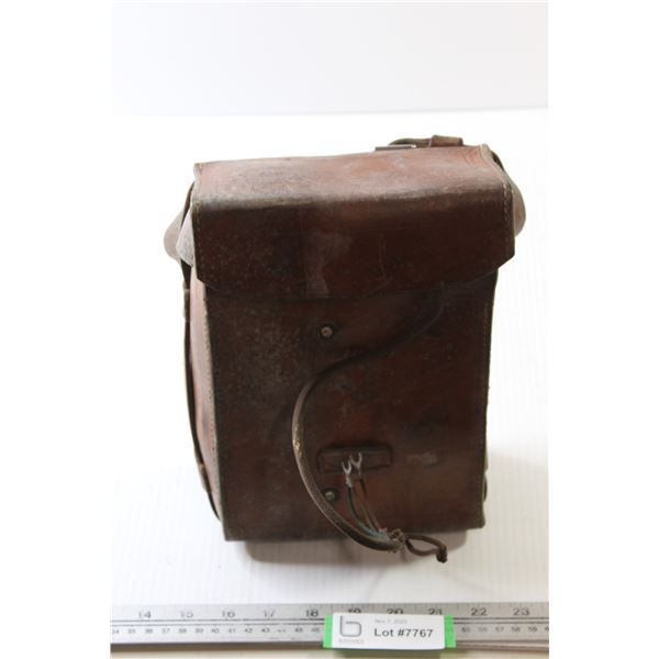 Vintage Telephone in Leather Bag - Northern Electric