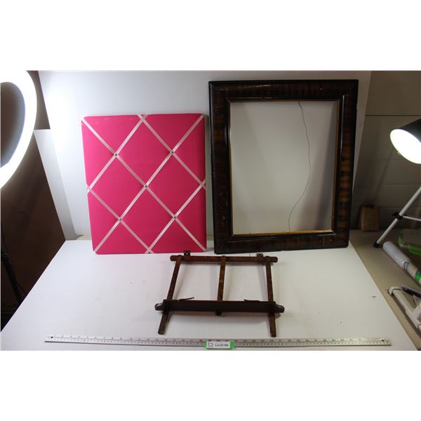 Folding Sheet Music Holder + Picture Frame 25 1/2" x 21 3/4 " + Vision Board