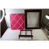 Image 1 : Folding Sheet Music Holder + Picture Frame 25 1/2" x 21 3/4 " + Vision Board