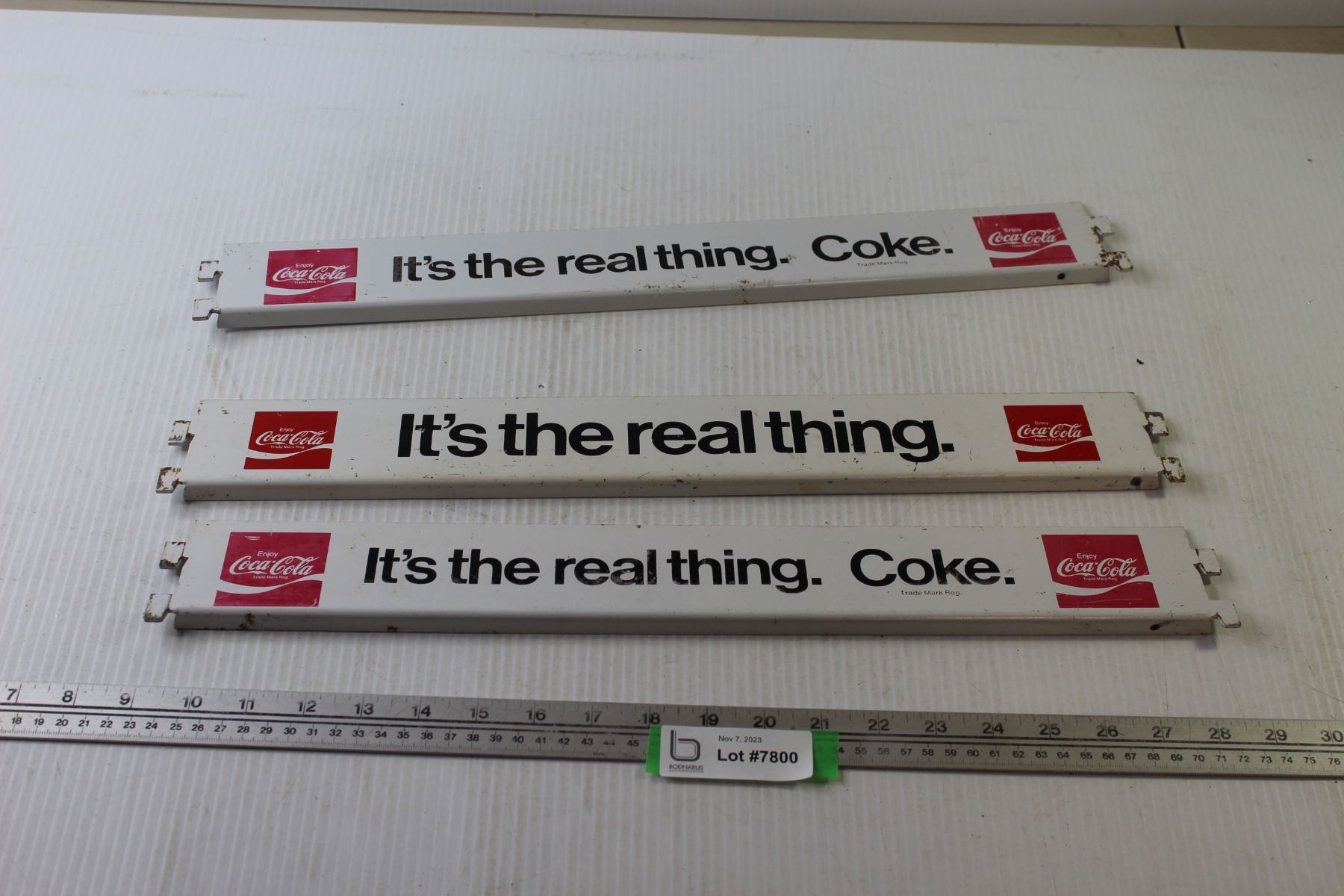 Cola Rally Signs (3) Coca-Cola Signs - Bodnarus Auctioneering