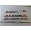Image 1 : (3) Coca-Cola Signs