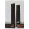 Image 3 : (2) Wood and Brass Carpenters Squares