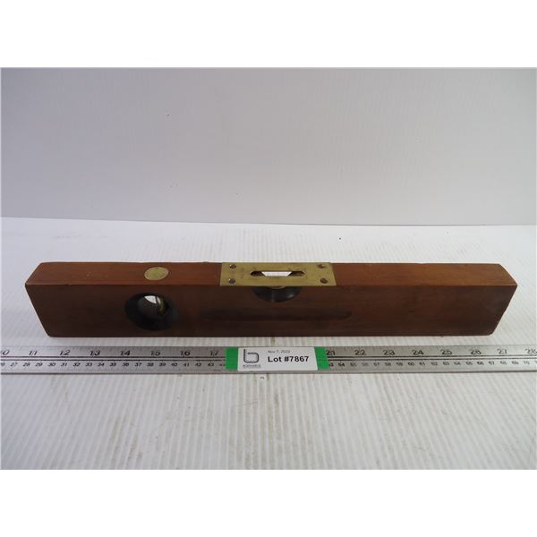 Stanley No.104 16  Brass and Wood Level