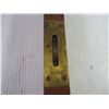Image 2 : Stanley No.102 16" Brass and Wood Level