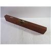 Image 3 : Stanley No.102 16" Brass and Wood Level