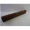Image 4 : Stanley No.102 16" Brass and Wood Level