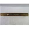 Image 3 : 2xBid Price- (2) Rabone 10" Brass and Wood Level