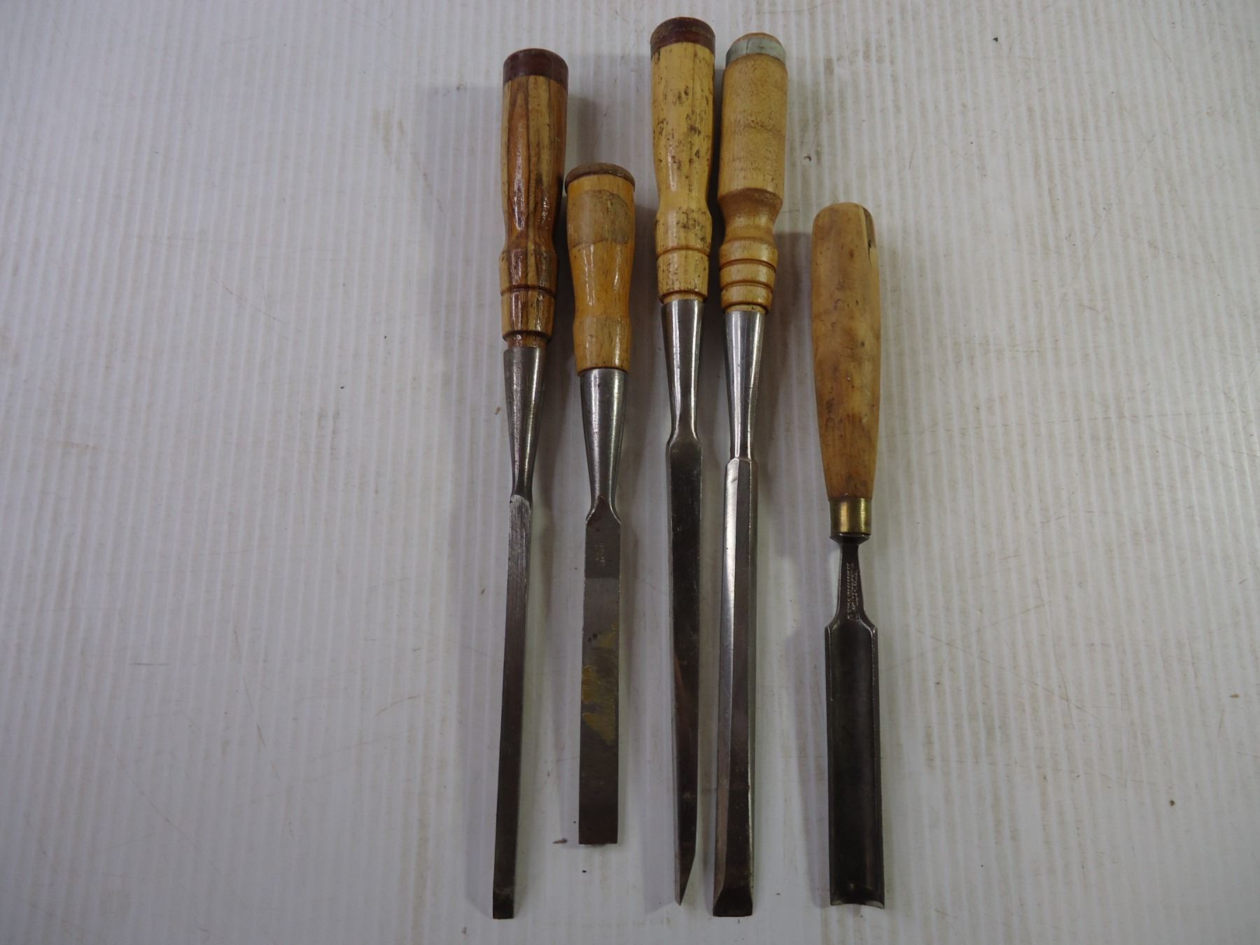 (5) Assorted Vintage Chisels