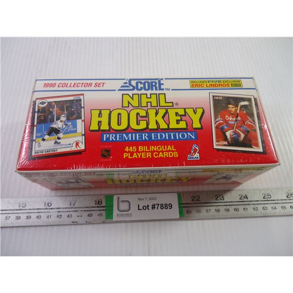 1990 Score Collector Set Premier Edition NHL- 445 Bilingual Player Cards (sealed)