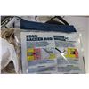 Image 3 : Assorted Hardware Items - Wire Loom - Backer Rod - Safety Goggles - Weed Shield - Tarp Straps - Misc