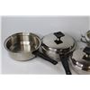 Image 2 : (5) Assorted Pots w/Lids