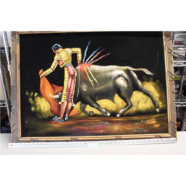 *Velvet Panting of Matador (39  x 29 )