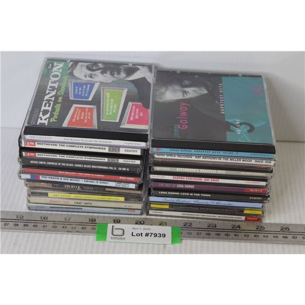 (20) CDs - Jazz - String - Beethoven - Barbra Streisand