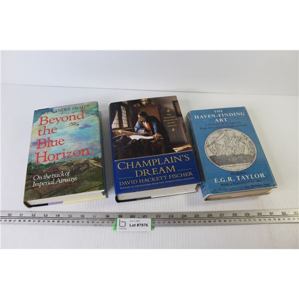 (3) Books - Beyond The Blue Horizon - The Haven Finding Art - Champlain's Dream