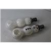 Image 4 : (2) Silicone Snowman THC Pipes (glass bowl)