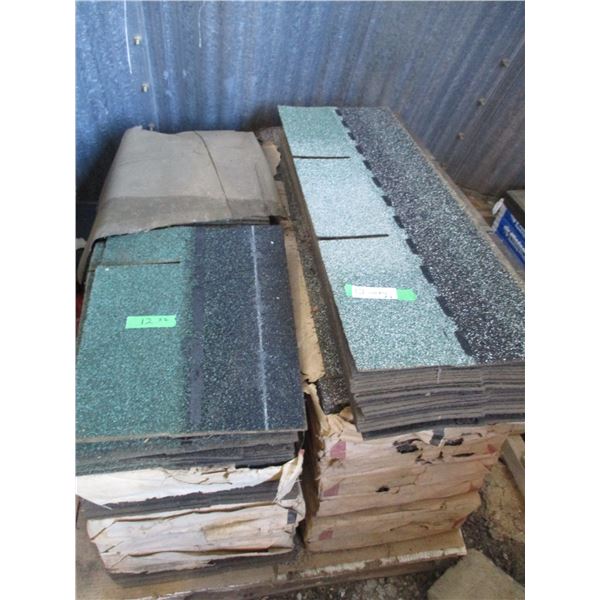 Shingles - 13 bundles of Green 3 Tab