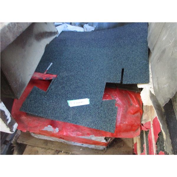 Interlocking Shingles, Approx 1.5 Bundles, Forest Green