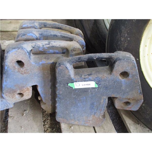(4) Tractor Weights