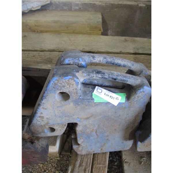 (2) Tractor Weights