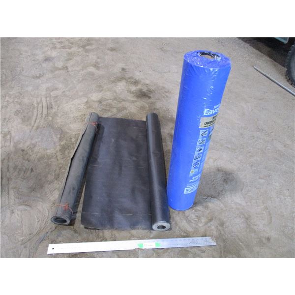 Roof Underlay with Tar Paper and Eaveguard