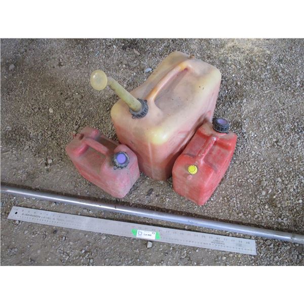(3) Gas Cans