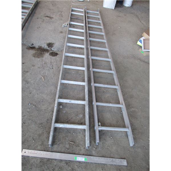 (2) 12ft Ladder Sections