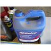 Image 2 : Anti-Freeze (full), six various types of lubricants(partial containers)