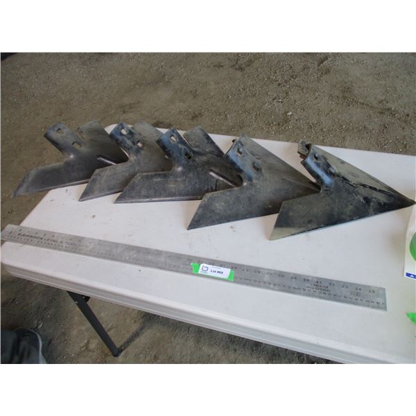 5x Bid Price (5) 16" Cultivator Shovels