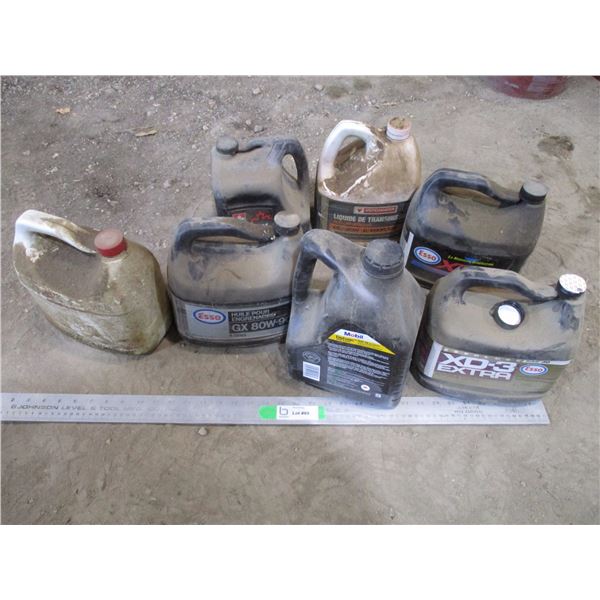 (7) Partial Containers of lubricant