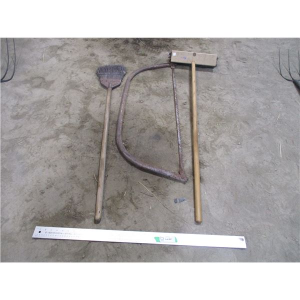 Broom, Corn Broom, Bow Saw