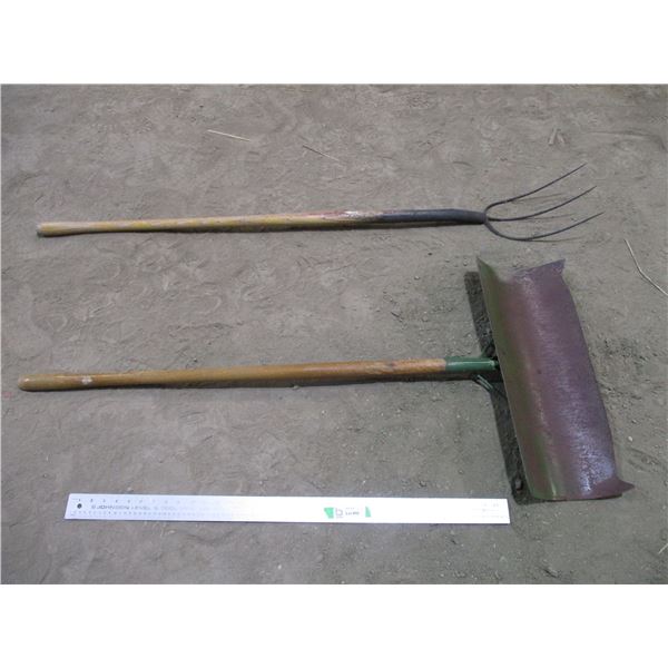 Snow Shovel and Fork