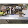 Image 1 : (2) Boxes of Misc. Stuff , Timer Pipe Clamp, Head Lights, Clamps, Battery Post Cleaner,