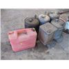 Image 5 : Plastic Gas Can plus Misc. Gas Cans and 2 slow moving Signs