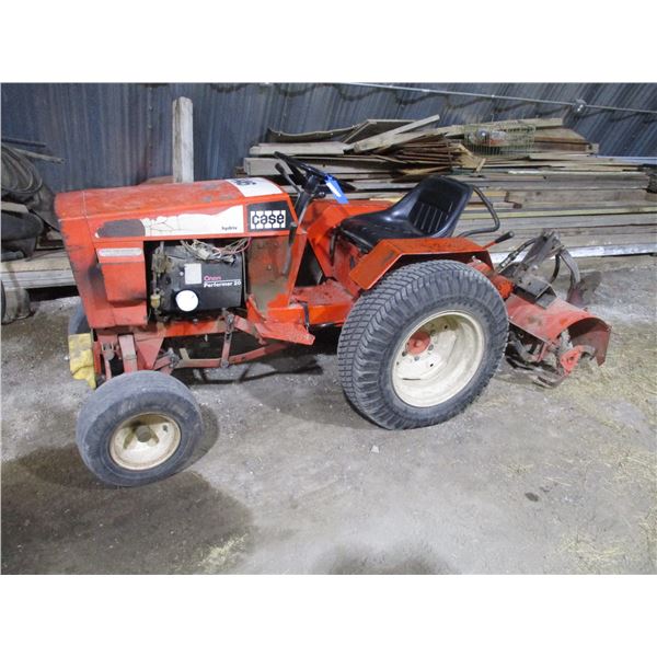 Case Garden Tractor 446 with Onan 20 Engine, Roto Tiller, Deck Mower, Dozer Blade, 6ft Articulating