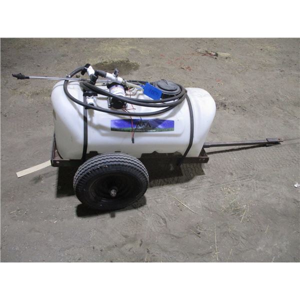 Master Mfg. Pull Behind Sprayer 25 Gallon 2.2GPM pump @ 70psi