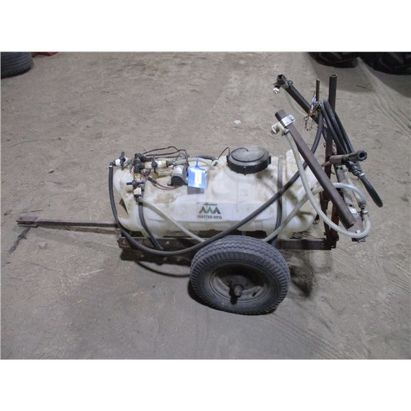 Master Mfg. Pull Behind Sprayer 15 Gallon 1GPM @ 40psi