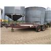Image 1 : 15ft Flat Deck Trailer with Ramps and Winch