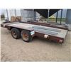 Image 3 : 15ft Flat Deck Trailer with Ramps and Winch