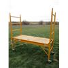 Image 1 : Princess Auto Scaffolding 6ft Yellow with wheels and Platform