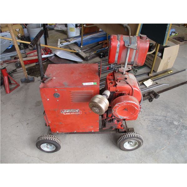 Lincoln Welder 10hp Kohler Engine on Cart Broken Recoil Rope